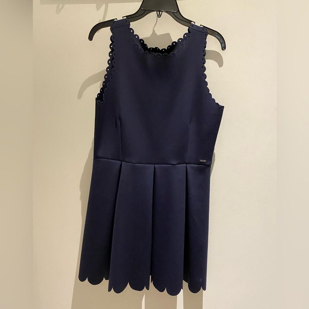 Armani Exchange Blue Sleeveless A-Line Cocktail Dress